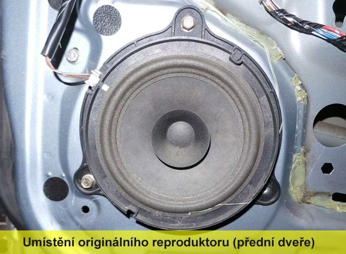 Reproduktory NISSAN Almera 2000-2006 Renegade RX62 s redukcemi