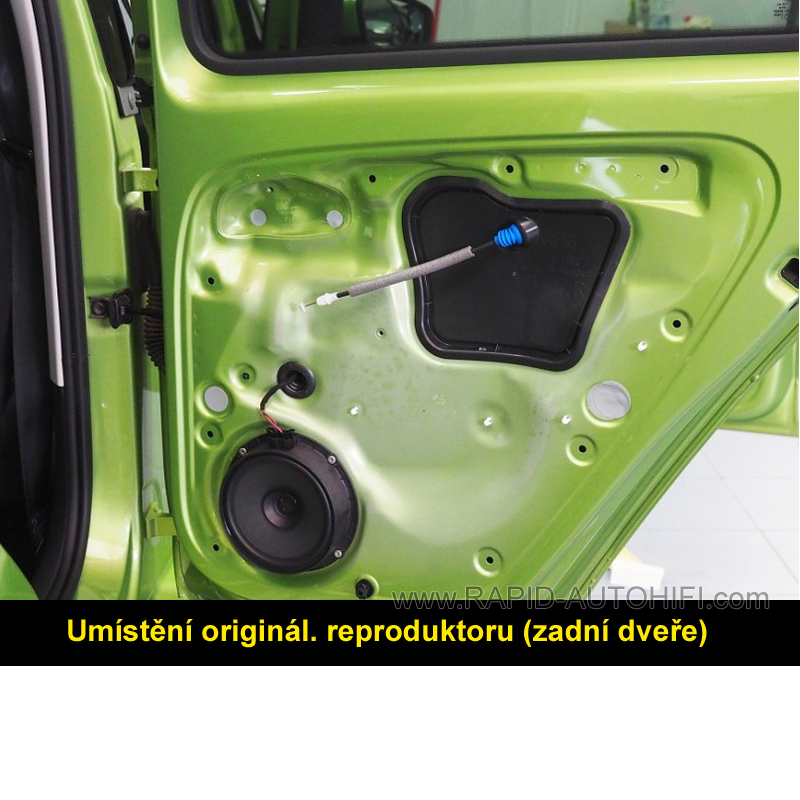 Reproduktory ŠKODA Citigo SEAT Mii VW Up! ESX SXE62 s redukcemi