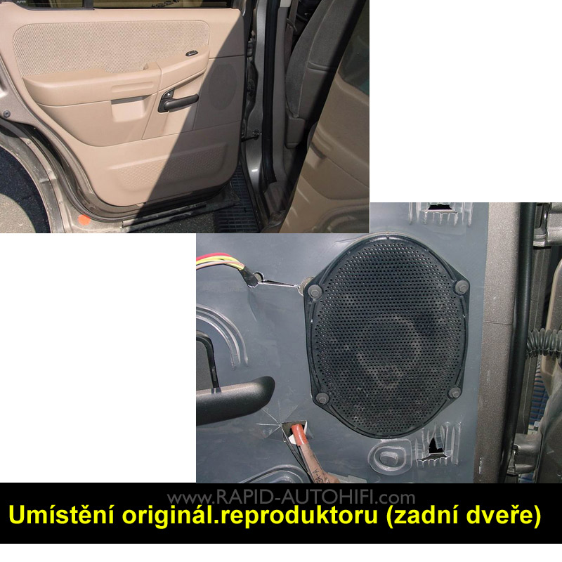 Reproduktory FORD Explorer 1995-2010 Crunch DSX62 s redukcemi 