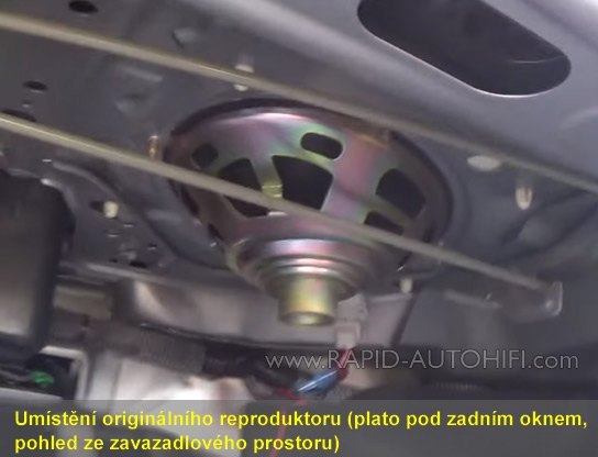 Reproduktory HONDA Accord 7G Lightning Audio S4.69.3 zadní s redukcemi