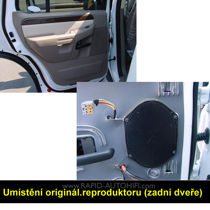 Reproduktory FORD Explorer 1995-2010 Crunch DSX62 s redukcemi 