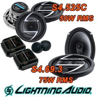 Reproduktory LIGHTNING AUDIO S4.525C + S4.69.3 AKCE 1+1
