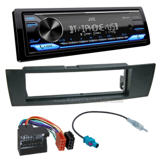 Autorádio BMW 1 E81 E82 E87 E88 JVC KD-X382BT Bluetooth s instalační sadou