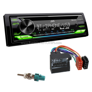 Autorádio PEUGEOT Partner 2008-2018 JVC KD-T922BT Bluetooth s instalační sadou