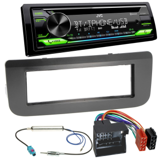 Autorádio ŠKODA Fabia II. Roomster JVC KD-T922BT Bluetooth s instalační sadou