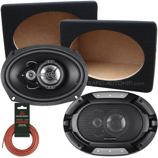 Reproduktory Renegade RX693 s Boxy Oválné 15 x 23 cm Univerzální Montážní Sada