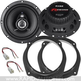 Reproduktory FIAT BRAVO 2007-2015 Renegade RX62 sada s redukcemi