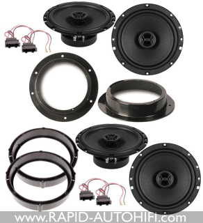Reproduktory VW Golf 5 Plus ESX SXE62 Přední+Zadní s redukcemi