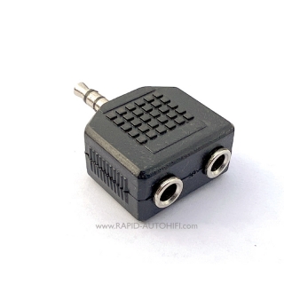 Rozdvojka Jack 3.5 Stereo 1x Samec 2x Samice