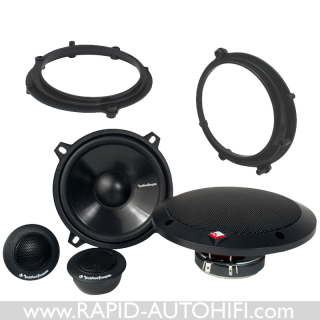 Reproduktory AUDI A4 B5 Rockford Fosgate R152-S Přední s redukcemi