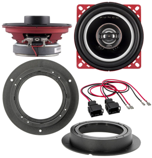 Reproduktory MERCEDES-BENZ B W245 Rockford Fosgate P142C Zadní s redukcemi