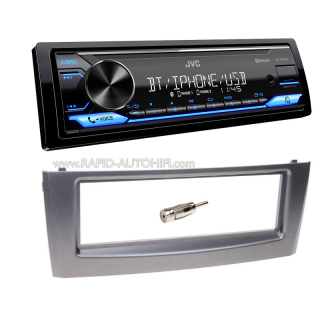 Autorádio FIAT Grande Punto JVC KD-X382BT Bluetooth s instalační sadou