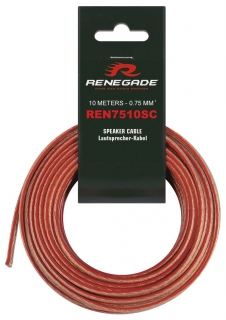 Reproduktorový kabel Renegade REN7510SC 2 x 0.75 qmm balení 10 m