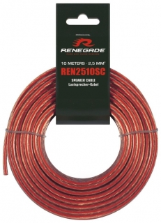 Reproduktorový kabel Renegade REN2510SC 2 x 2.5 qmm balení 10 m
