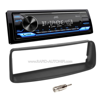 Autorádio PEUGEOT 206 1998-2002 JVC KD-X382BT Bluetooth s instalační sadou
