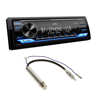 Autorádio VW Golf 4 JVC KD-X382BT Bluetooth s instalační sadou