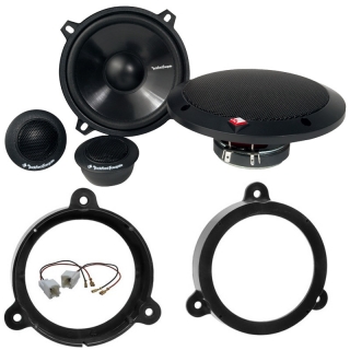 Reproduktory RENAULT MEGANE III. Rockford Fosgate R152-S Přední s redukcemi