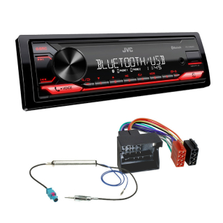 Autorádio VW Transporter T5 2003-2009 Technisat JVC KD-X282BT Bluetooth s instalační sadou