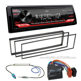 Autorádio PEUGEOT 207 JVC KD-X282BT Bluetooth s instalační sadou
