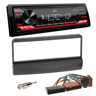 Autorádio FORD Focus 1998-2004 JVC KD-X282BT Bluetooth s instalační sadou Černý rámeček