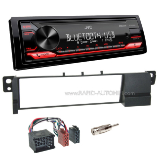 Autorádio BMW E46 1998-2003 JVC KD-X282BT Bluetooth s instalační sadou