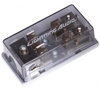 Pojistkové pouzdro Lightning Audio LFD2U pro 2 skleněné pojistky