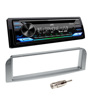 Autorádio ALFA ROMEO 147 JVC KD-T922BT Bluetooth s instalační sadou stříbrný rámeček