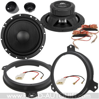 Reproduktory TOYOTA Yaris 2011-2019 ESX HZ6.2Cv2 s redukcemi