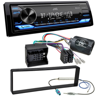 Autorádio CITROEN C4 2004-2010 JVC KD-X382BT Bluetooth s instalační sadou a ovládáním volantu