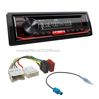 Autorádio Mercedes Citan JVC KD-T702BT Bluetooth s instalační sadou