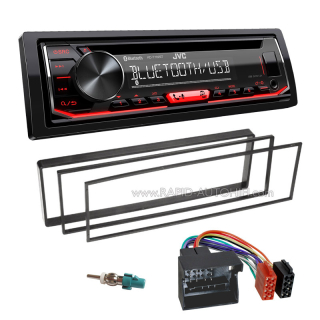 Autorádio PEUGEOT 1007 RD4 JVC KD-T702BT Bluetooth s instalační sadou