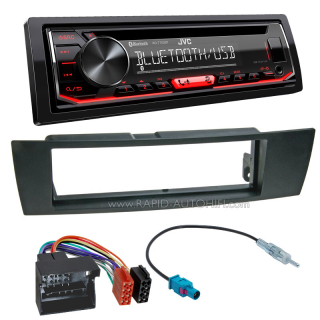 Autorádio BMW 1 E81 E82 E87 E88 JVC KD-T702BT Bluetooth s instalační sadou