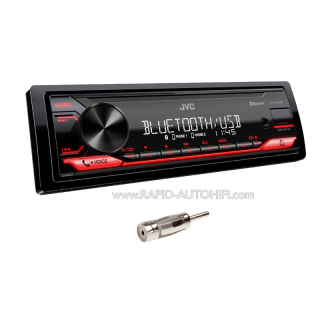 Autorádio DACIA Duster I. 2010-2013 JVC KD-X282BT Bluetooth s instalační sadou
