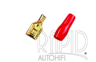 Reproduktorový konektor Faston měděný do 6.0 qmm rozteč 6.3 mm Plus