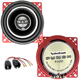 Reproduktory PEUGEOT 206 CC Rockford Fosgate P142C Zadní s redukcemi