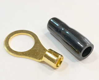 Kabelové oko Minus pro kabel 10 qmm otvor 12 mm