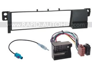 Rámeček autorádia BMW řady 3 E46 2004-2006 sada s Fakra konektorem